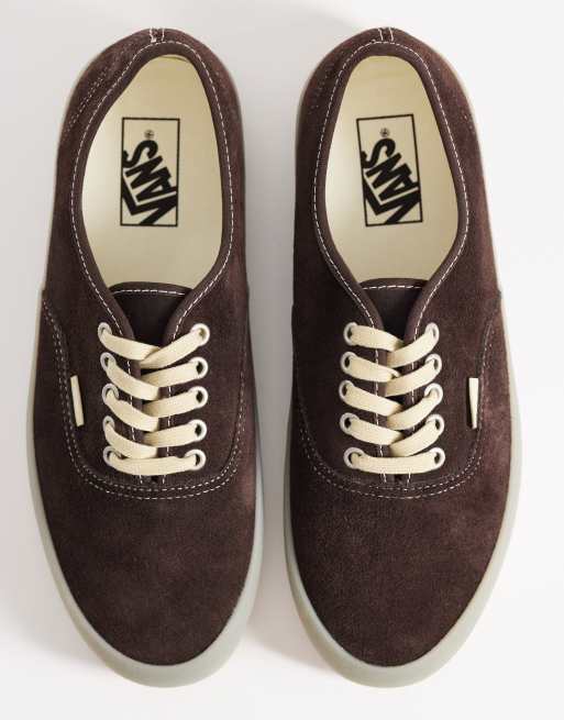 Vans Authentic – Sneaker in Braun mit hellbrauner Sohle, 2 von 5