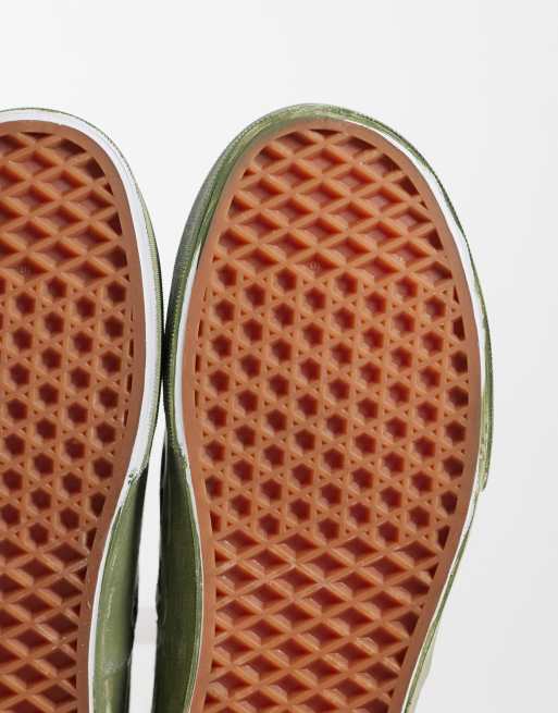 Vans Authentic Sneaker mit grünem Schachbrettmuster, 5 von 5