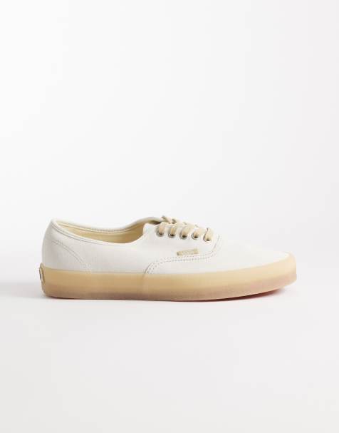 Vans Authentic - Sneakers bianco sporco con suola color cuoio - view 1