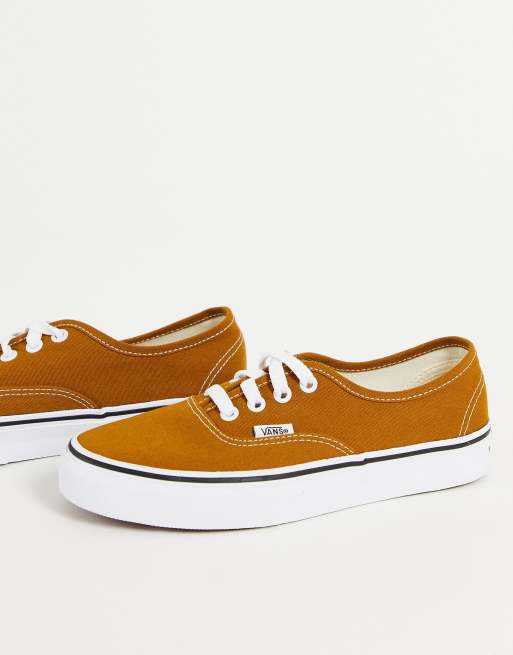 Vans authentic hot sale brun