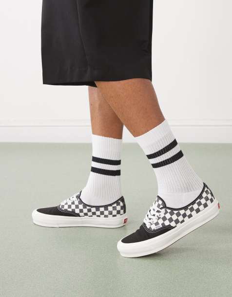 Vans Authentic sneakers in black and white checkerboard - view 1