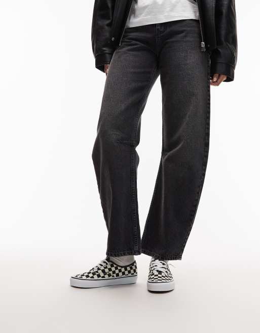 Vans Authentic sneakers in black and white, 5 of 5