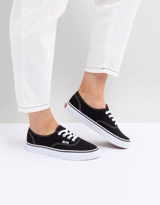 Vans  Authentic Wide Black/Black Classics Shoe