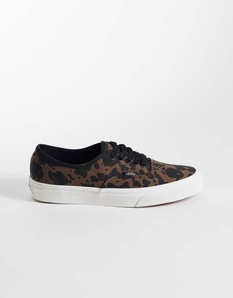 Vans Authentic sneakers in brown cow print - view 1
