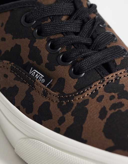 Vans Authentic sneakers in brown cow print, 3 of 5