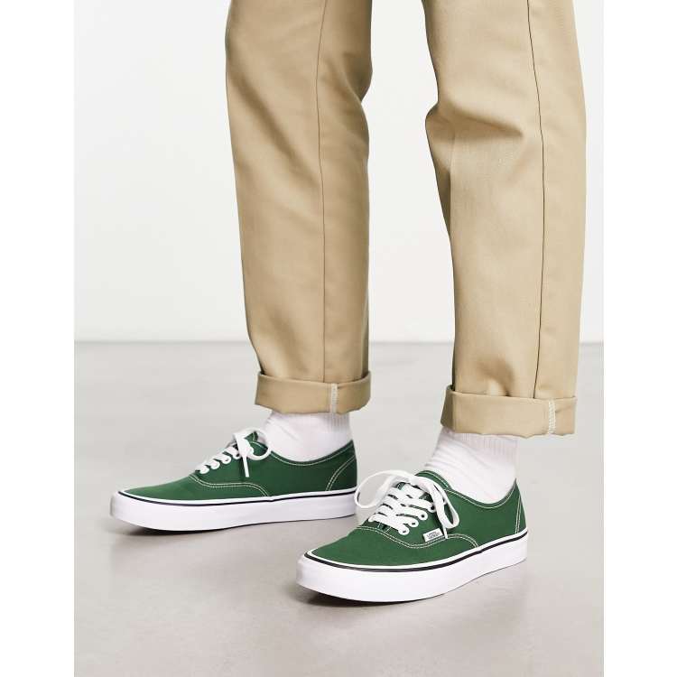 fajance Forfølgelse tilstrækkelig Vans Authentic sneakers in green | ASOS