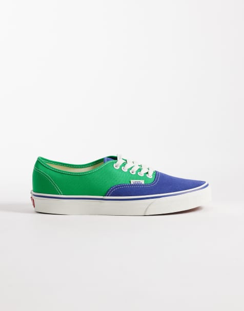 Vans Authentic sneakers in navy and green - view 1