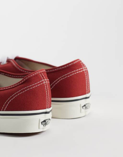 Vans Authentic sneakers in rosso scuro, 2 di 5