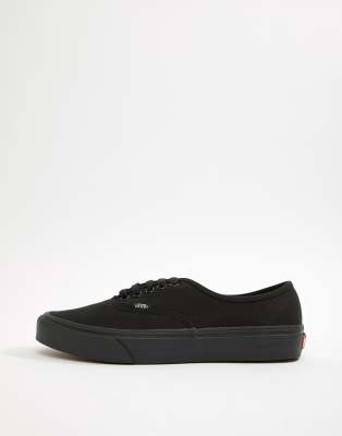 vans triple black authentic