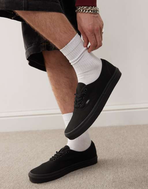 Vans Authentic sneakers in triple black ASOS