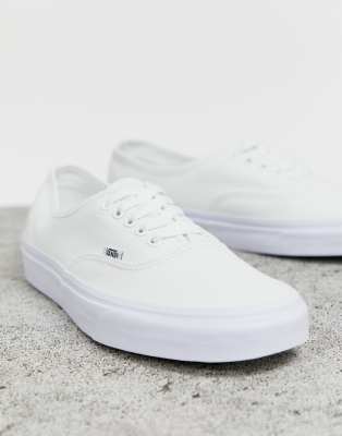 vans authentic trainers in white