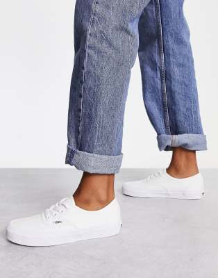 vans auth white