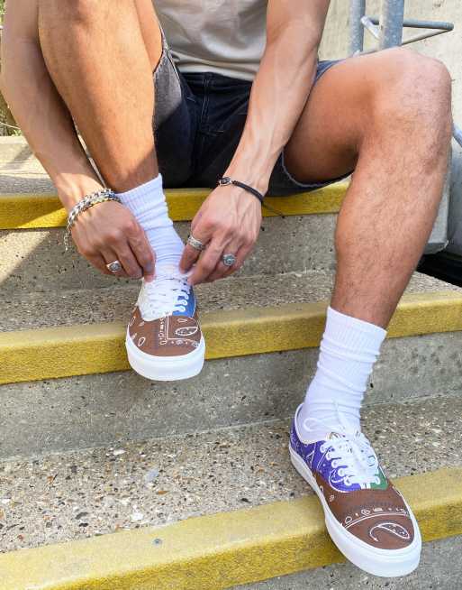 Vans Authentic sneakers in yellow bandana print