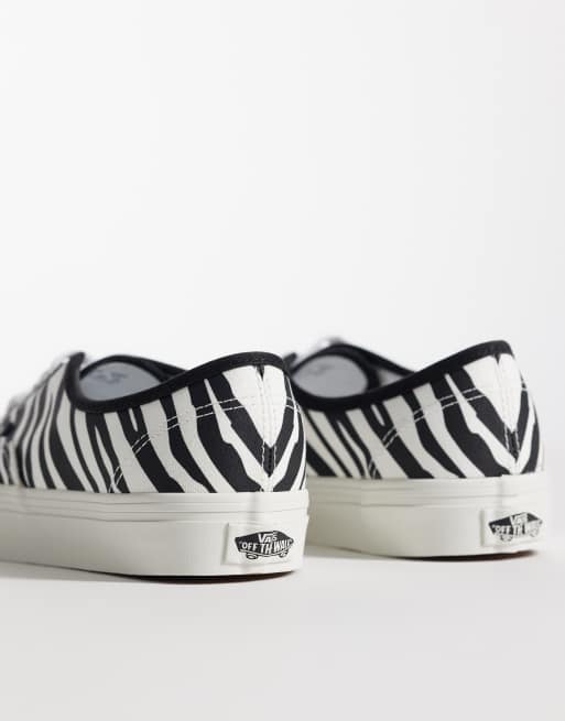 Vans Authentic sneakers in zebra print, 3 of 5