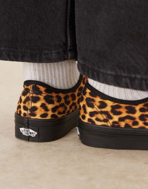 Vans - Authentic - Sneakers med leopardprint, 3 af 5
