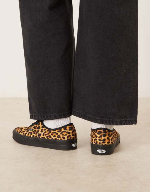 Vans - Authentic - Sneakers med leopardprint, 5 af 5
