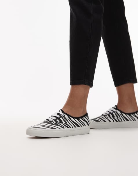 Vans Authentic - Sneakers med zebraprint - view 1