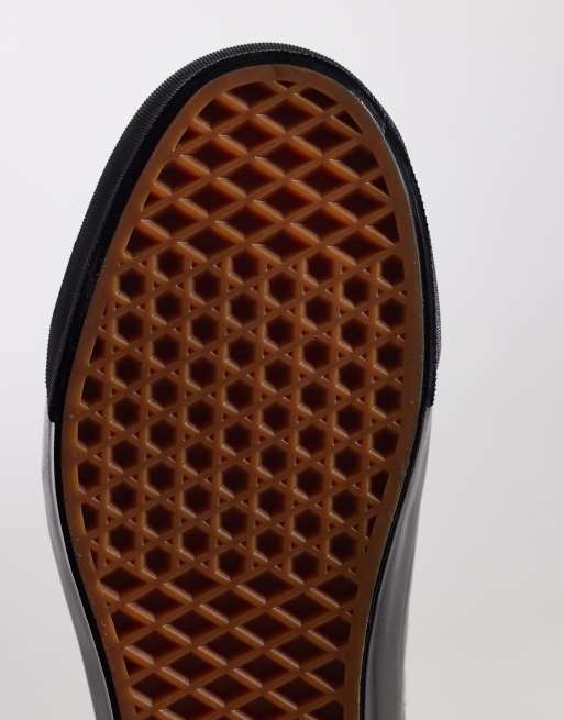 Vans Authentic - Sneakers met dambordmotief en zwarte zool in zwart en wit , 5 van 5