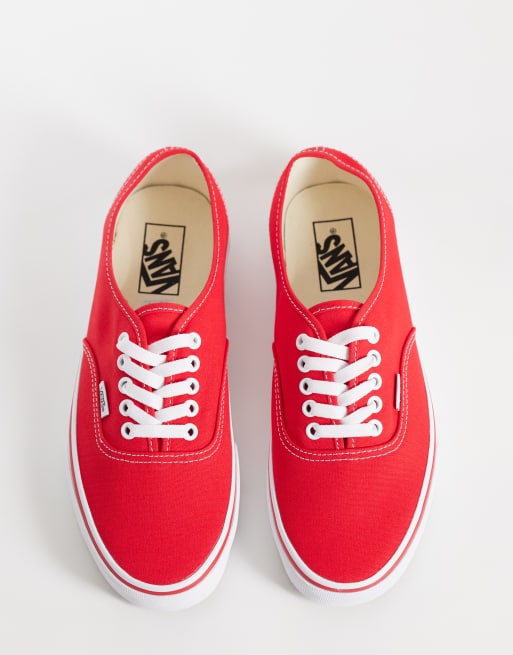 Vans Authentic - Sneakers rosse, 4 di 5