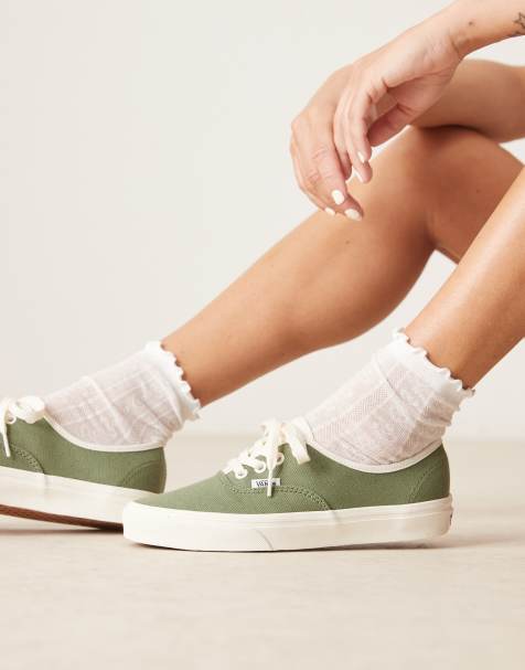 Vans Authentic - Sneakers verdi in lino - view 1