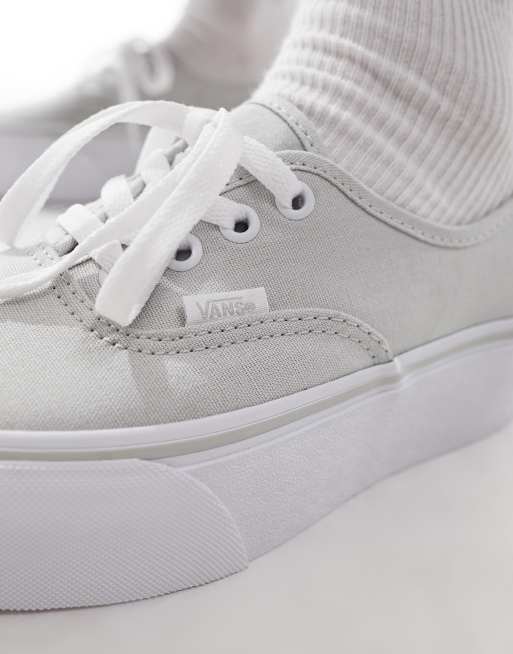 Vans authentic gris clair new arrivals