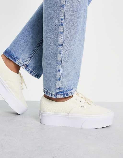 Vans authentic shop femme blanche