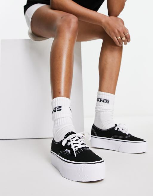 Vans authentic hotsell platform outfit