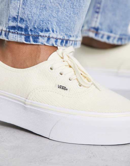 Vans authentic shop cream