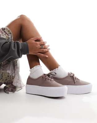 Vans Authentic Stackform Trainers In Brown