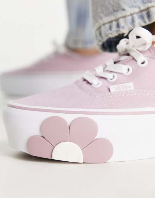 Vans authentic roses womens on sale shoes