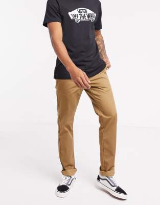 Vans Authentic stretch chino in brown 