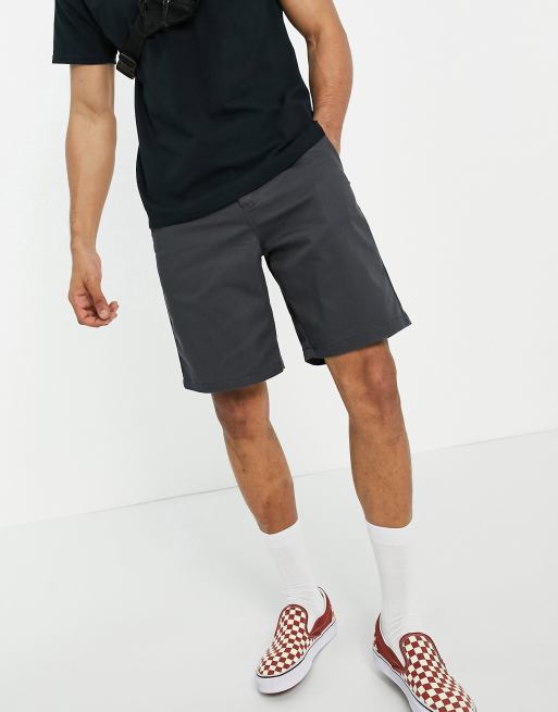 Vans stretch shorts in dark grey |