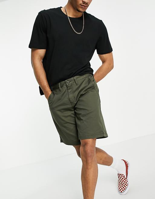 Vans Authentic stretch shorts in khaki حليب بليميل بلس Vans Authentic stretch shorts in khaki حليب بليميل بلس