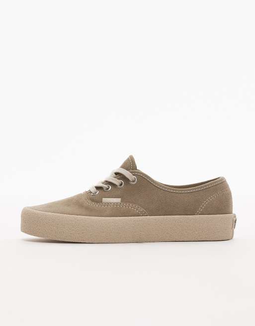 Vans Authentic suede sneakers in light green with crepe sole, 2 of 5