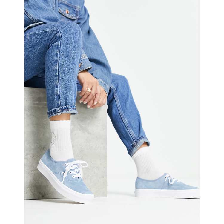 Light blue cheap authentic vans