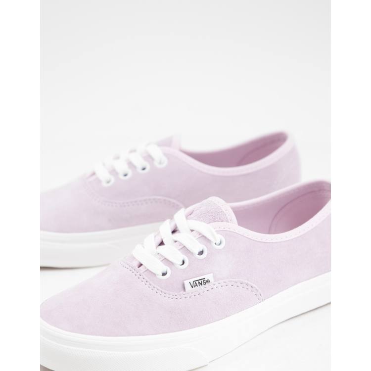 skræmmende I tide maling Vans Authentic suede trainers in pink | ASOS