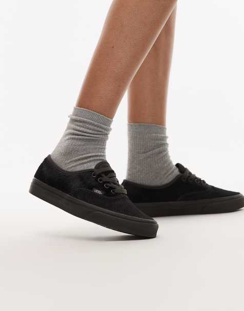 Vans Authentic – Svarta sneakers i ponnyhår - view 1