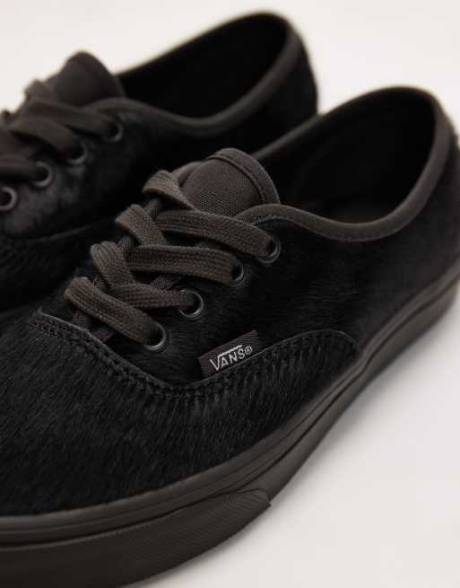 Vans Authentic – Svarta sneakers i ponnyhår, 4 av 5