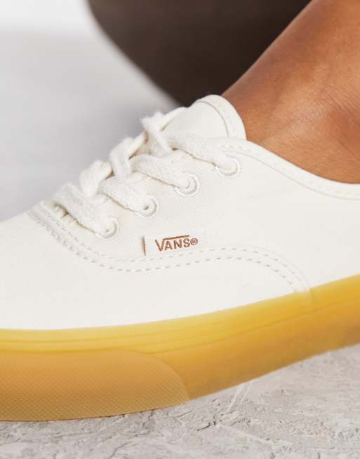 Vans on sale white gum