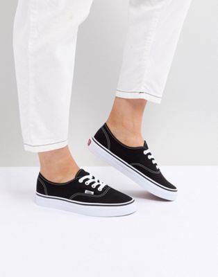 Vans Authentic trainers in black and 