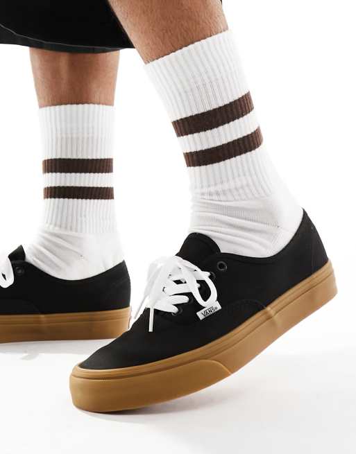 Vans black sale light gum