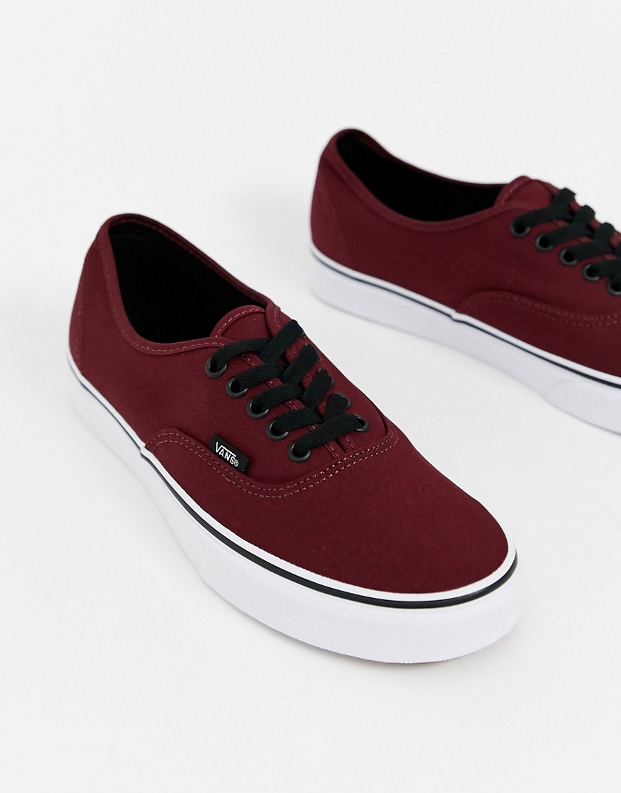 Vans Authentic trainers in burgundy-Red