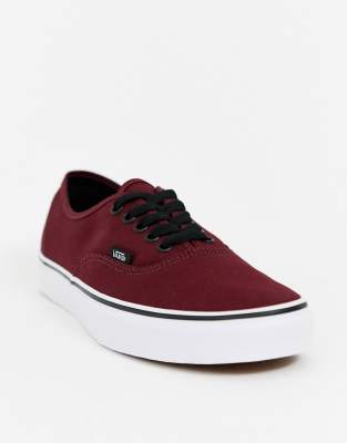 burgundy van shoes