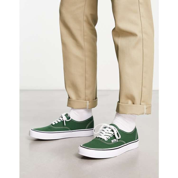 Vans Authentic trainers in green | ASOS