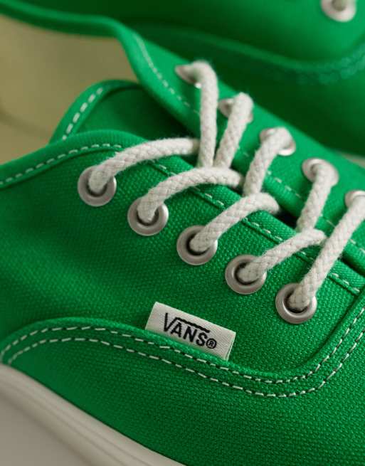 Vans Authentic trainers in green, 4 of 5