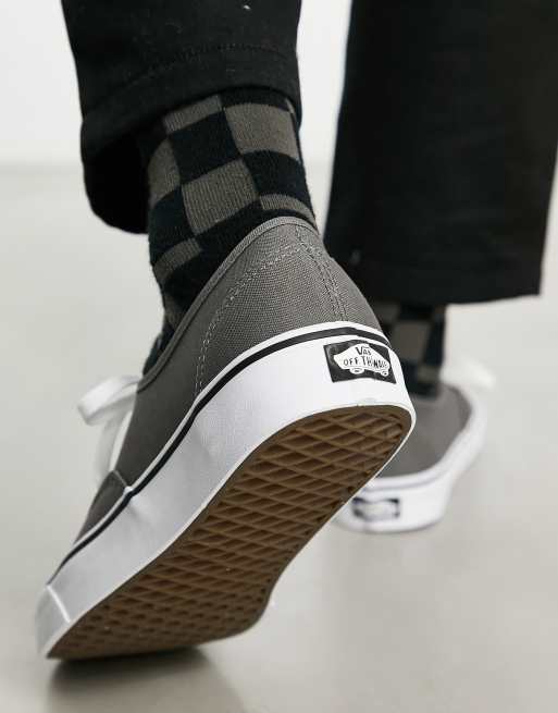 Vans grey shop authentic shoes