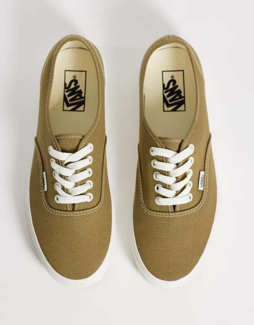 Vans Authentic trainers in khaki, 3 of 5