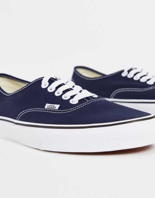 Vans navy hot sale blue authentic