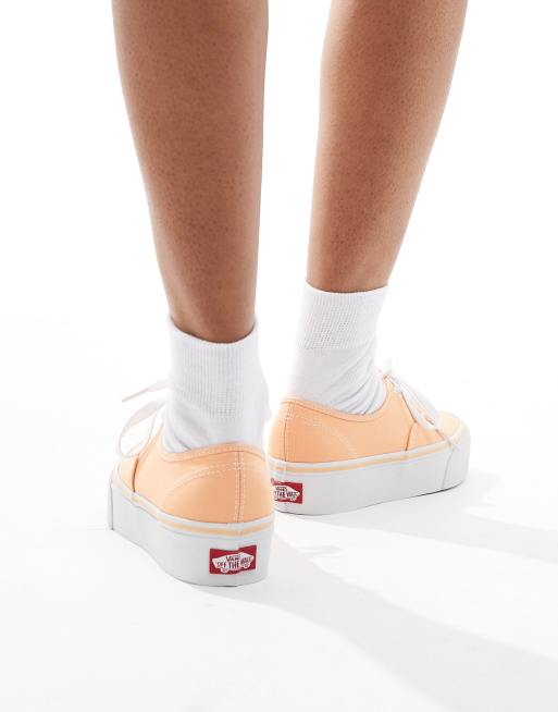 Vans authentic trainers in peach ASOS