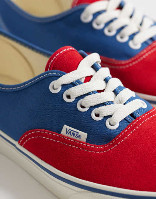 Vans Authentic trainers in red, 4 of 5